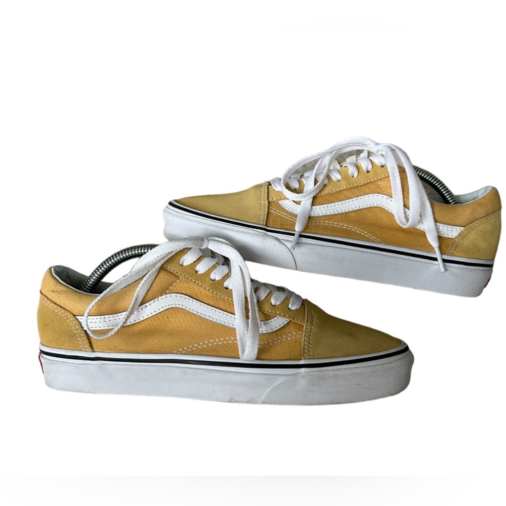 VANS Old Skool Ochre Yellow/True White Men’s 6.5 Women’s 8